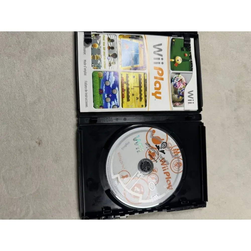 Nintendo Wii Play CIB Complete Manual Disc Tested Works Former Library Copy